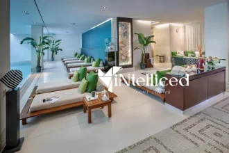 Luxurious spa room at Flirt Spa Toronto Finch with soft lighting and modern decor.